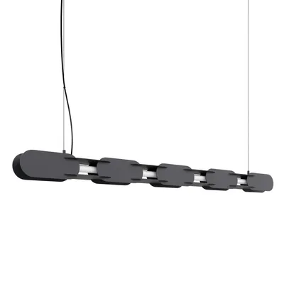 Lampa wisząca CHAIN 158 czarna LED 4000K