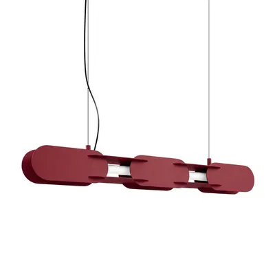 Lampa wisząca CHAIN 91 burgund LED 3000K