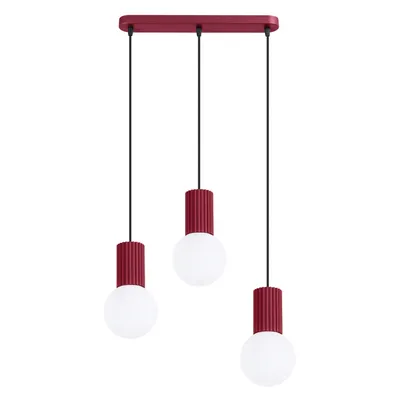 Lampa wisząca HALO 3L burgund