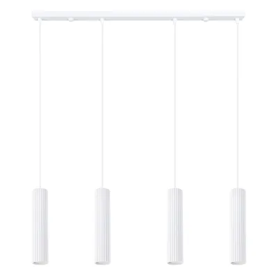 Lampa wisząca KARBON 4L biały