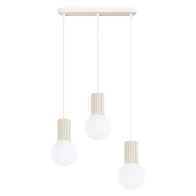 Lampa wisząca HALO 3L beżowa