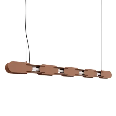 Lampa wisząca CHAIN 158 mocca LED 4000K