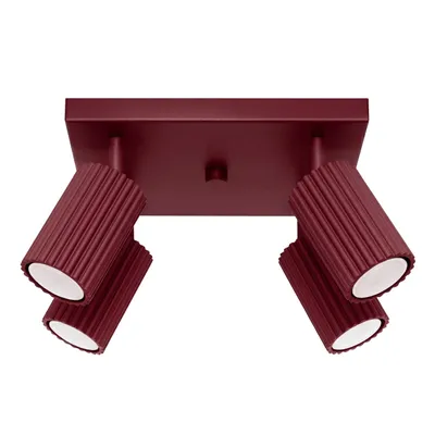 Plafon KARBON 4 burgund