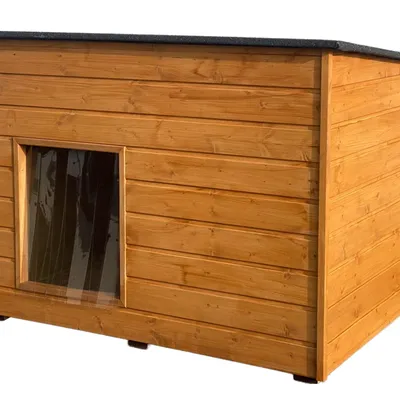 Buda dla Psa Premium Ocieplona Podłoga i Dach 3XL 116x91 Teak