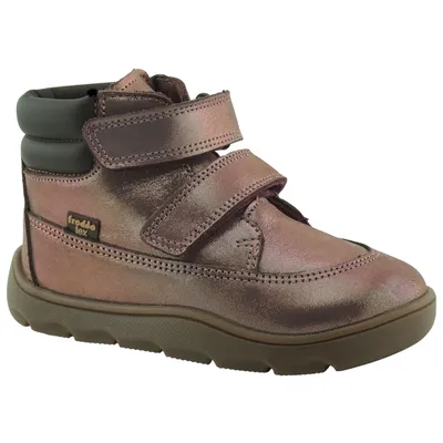 Dziewczęce buty barefoot z membraną Froddo G2110150-12 Zeru Tex Barefoot Pink/Gold