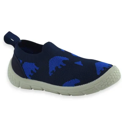 Sportowe buty dla chłopca wsuwane granatowe Befado 102X006 Honey