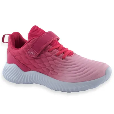 Dziewczęce ultralekkie buty sportowe na rzep Befado 516Q335 Snake Różowe