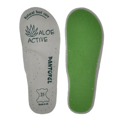 Wkładka skórzana dla dzieci "Pantofel" Aloe Active r.28-36