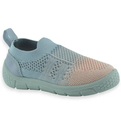 Buty sportowe wsuwane dla dziewczynki popielaty Befado 102X025 Honey