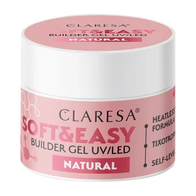 Claresa Soft & Easy żel budujący Natural 90 g