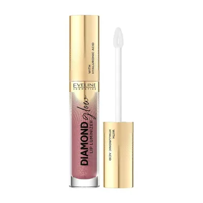 Eveline Cosmetics Diamond Glow Lip Luminizer błyszczyk do ust z kwasem hialuronowym 11 Rose Nude 4,5 ml
