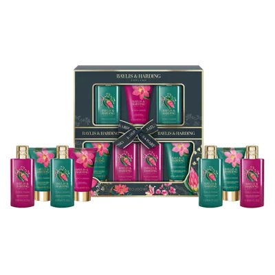 Baylis & Harding Boudoire zestaw prezentowy pianka do kąpieli 100 ml + krem do mycia ciała 100 ml + krem pod prysznic 100 ml + krem do kąpieli 100 ml