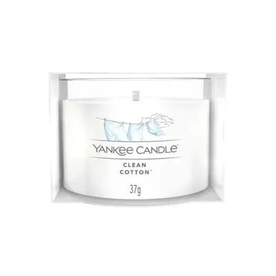 Yankee Candle Signature mini świeca zapachowa Clean Cotton 37 g