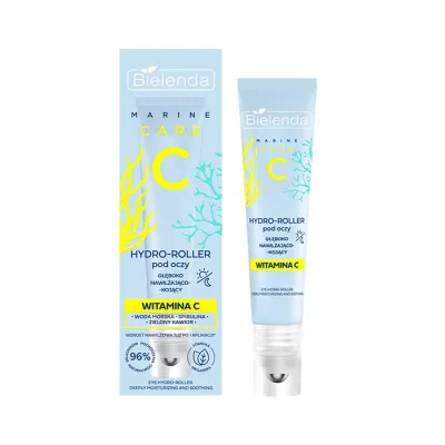 Bielenda C Marine Care głęboko nawilżająco-kojący Hydro-Roller pod oczy z witaminą C 15 ml