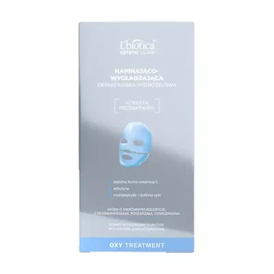 L'Biotica Estetic Clinic Oxy Treatment napinająco-wygładzająca dermo maska hydrożelowa 1 sztuka