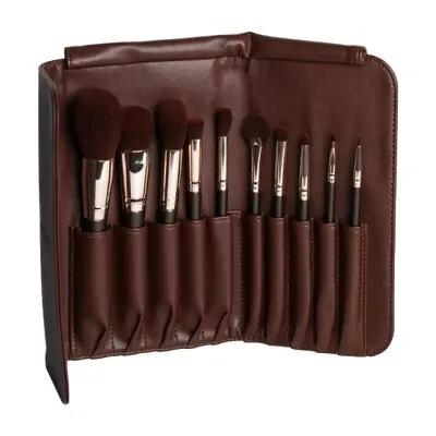 Inglot Chocolate zestaw pędzli do makijażu w etui
