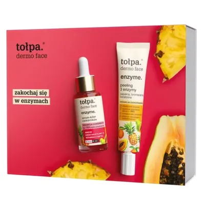 Tołpa Dermo Face zestaw serum na zaskórniki 30 ml + peeling enzymatyczny 40 ml