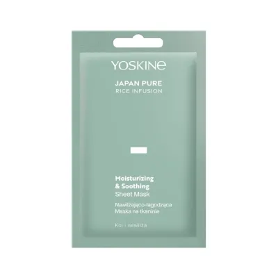 Yoskine Japan Pure nawilżająco-łagodząca maska na tkaninie 20 ml