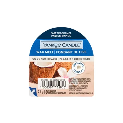 Yankee Candle wosk zapachowy do kominków Coconut Beach 22 g