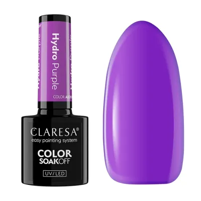 Claresa hybrydowy lakier do paznokci Hydro Purple 5 g