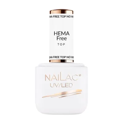 NaiLac matowy top hybrydowy HEMA Free No Wipe 7 ml