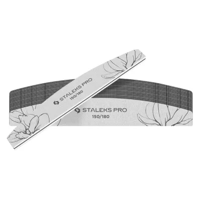Staleks Pro Expert 40 mineralny pilnik do paznokci półksiężyc 150/180 25 sztuk