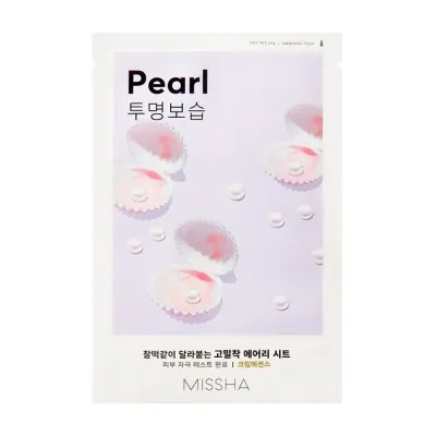 Missha Airy Fit Sheet Mask Pearl rozjaśniająca maseczka w płachcie 19ml