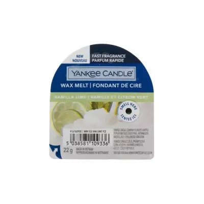 Yankee Candle wosk zapachowy do kominków Vanilla Lime 22 g