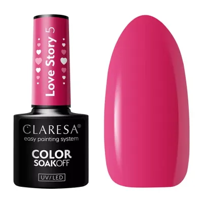 Claresa hybrydowy lakier do paznokci Love Story 5 5 g