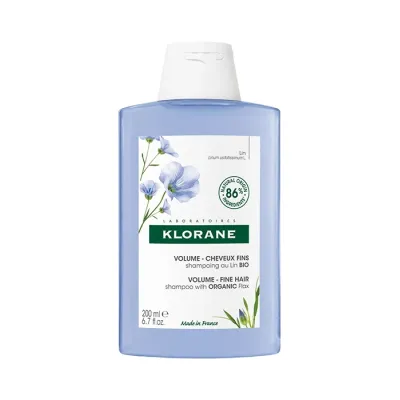 Klorane Organiczny Len szampon do włosów cienkich 200 ml