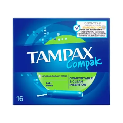 Tampax Compak super tampony 16 sztuk