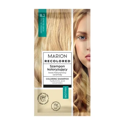 MARION RECOLORED SZAMPON KOLORYZUJĄCY 8.3 MIODOWY BLOND 35ML