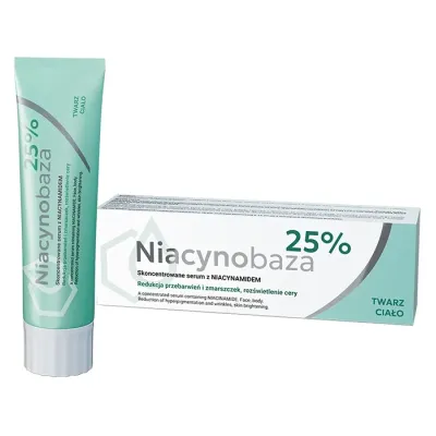 Niacynobaza 25% skoncentrowane serum do twarzy z niacynamidem 30 g