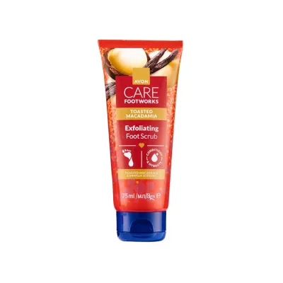 Avon Care FootWorks peeling do stóp Toasted Macadamia 75 ml