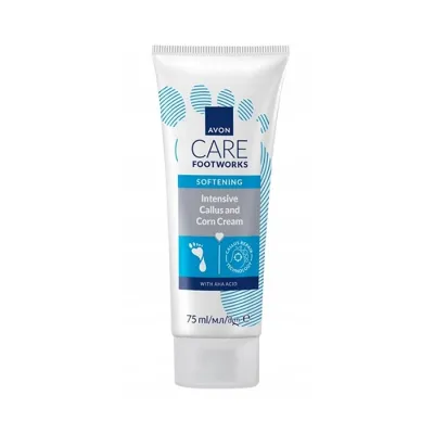 Avon FootWorks krem zmiękczający do stóp z kwasami AHA 75 ml