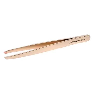 Lash Brow Gold Premium skośna pęseta do regulacji brwi