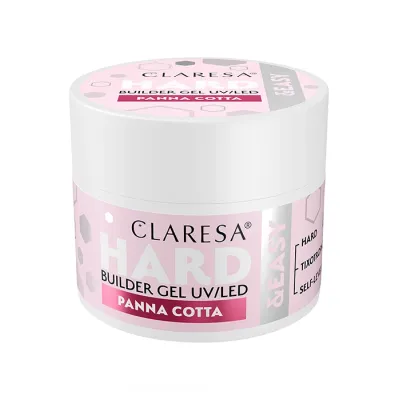Claresa Hard & Easy żel budujący Panna Cotta 45 g