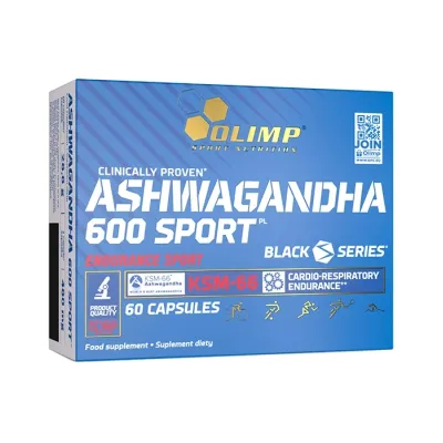 Olimp Ashwagandha 600 Sport suplement diety 60 kapsułek