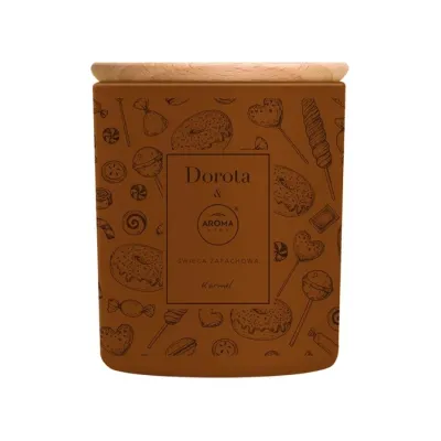 Aroma Home & Dorota świeca zapachowa Karmel 150 g