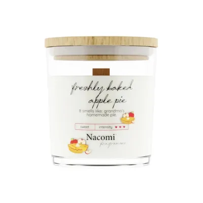 Nacomi Fragrances sojowa świeca zapachowa Freshly Baked Apple Pie 140 g