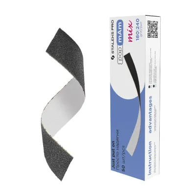 Staleks Pro Just Put On wymienne pilniki dwustronne papmAm Mix Expert 22 180/240 grit 50 sztuk