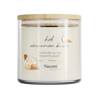 Nacomi Fragrances sojowa świeca zapachowa Hot Cinnamon Buns 450 g