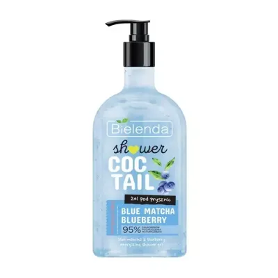 Bielenda Shower Coctail energetyzujący żel pod prysznic Blue Matcha i Blueberry 400 ml
