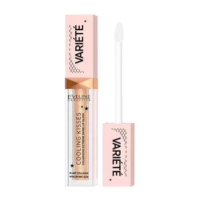 Eveline Cosmetics Variété Cooling Kisses błyszczyk powiększający usta 01 Ice Mint 6,8 ml