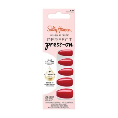 Sally Hansen Salon Effects Perfect Press-On sztuczne paznokcie AL031 ASAP Apple 30 sztuk