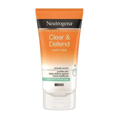 Neutrogena Clear & Defend oczyszczający żel i maska do twarzy 2w1 150ml