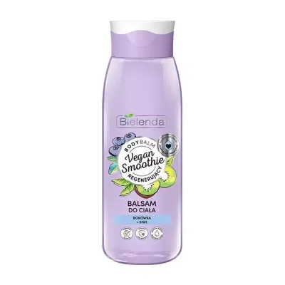 Bielenda Vegan Smoothie regenerujący balsam do ciała Borówka Kiwi 400 ml