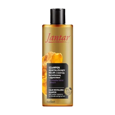 Farmona Jantar szampon rewitalizujący kolor włosów blond, siwych i rozjaśnianych 300 ml
