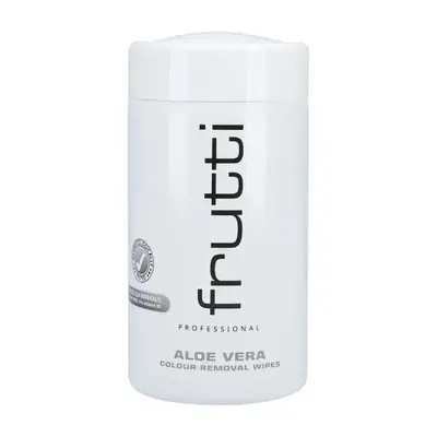 Frutti Professional Aloe Vera Colour Removal Wipes nawilżane chusteczki do usuwania plam i przebarwień na skórze 100 sztuk