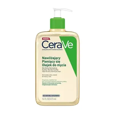 CeraVe nawilżający pieniący się olejek do mycia twarzy i ciała 473 ml